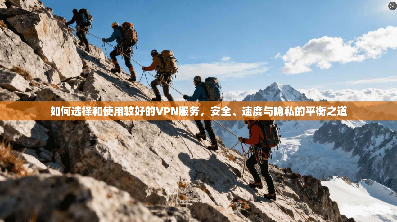 如何选择和使用较好的VPN服务，安全、速度与隐私的平衡之道