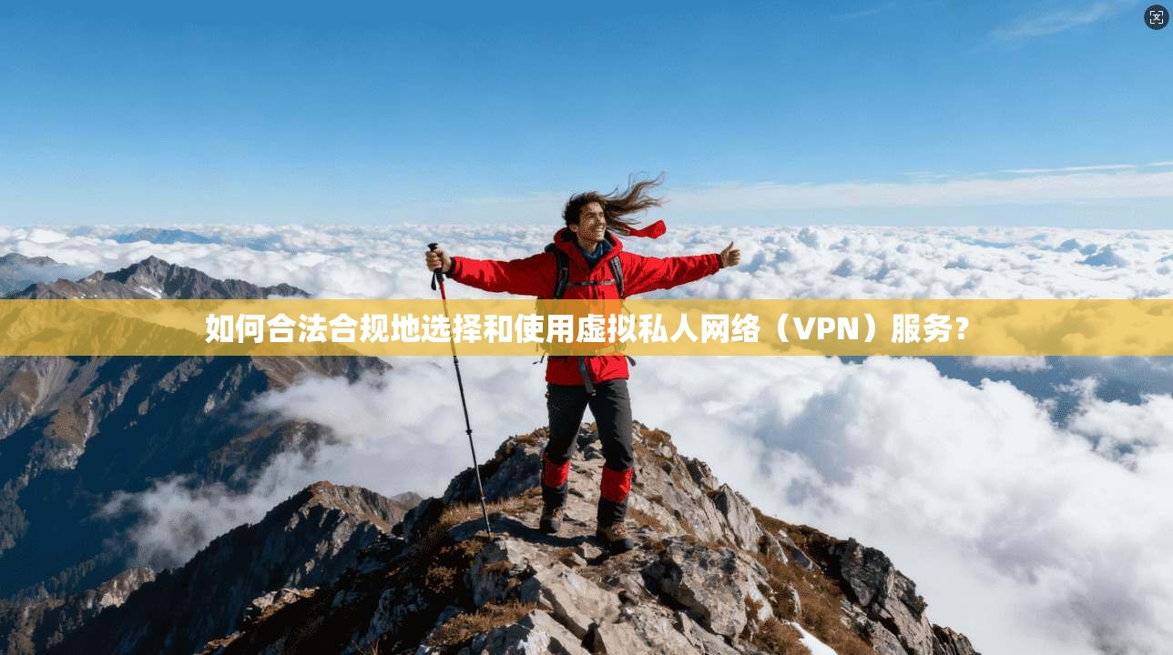 如何合法合规地选择和使用虚拟私人网络(VPN)服务?