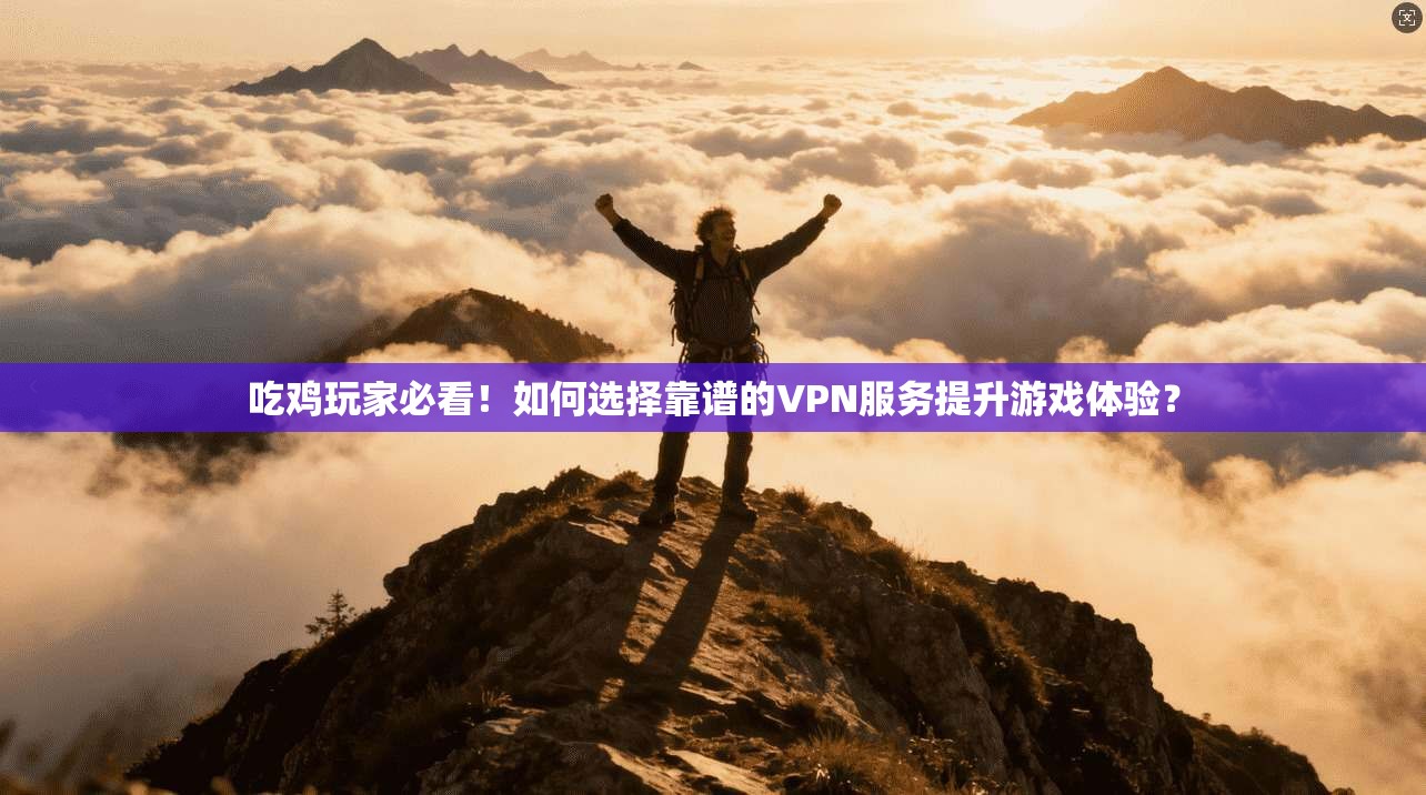 吃鸡玩家必看！如何选择靠谱的VPN服务提升游戏体验？