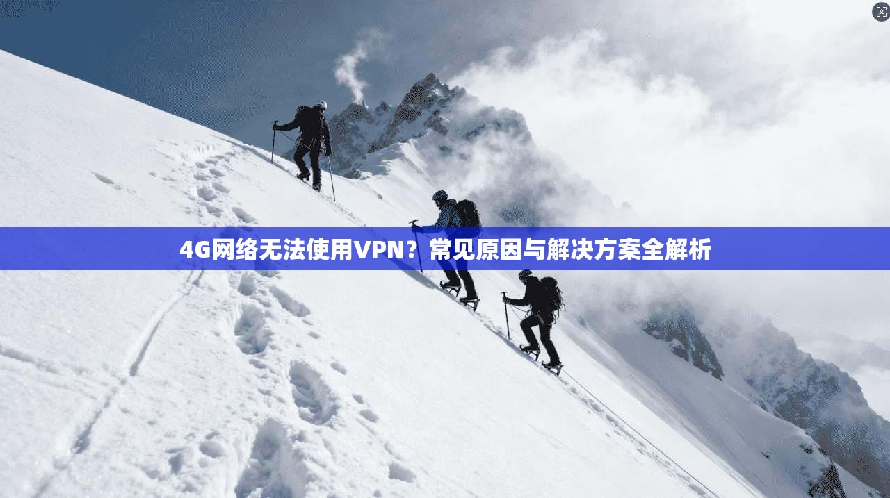 4G网络无法使用VPN?常见原因与解决方案全解析