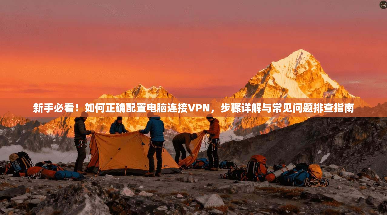 新手必看！如何正确配置电脑连接VPN，步骤详解与常见问题排查指南