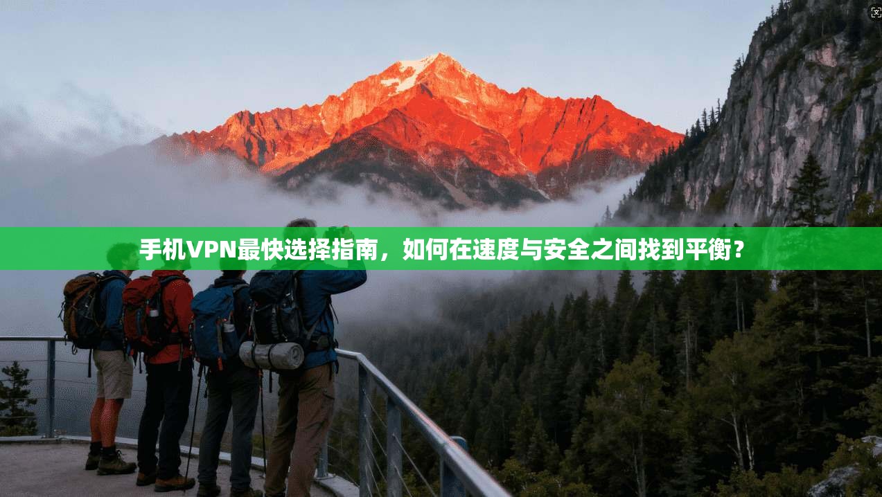 手机VPN最快选择指南，如何在速度与安全之间找到平衡？