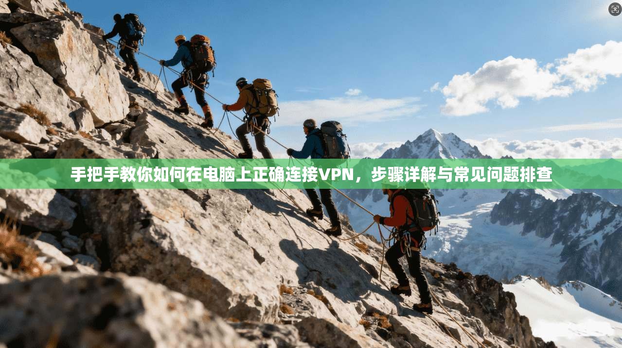 手把手教你如何在电脑上正确连接VPN,步骤详解与常见问题排查
