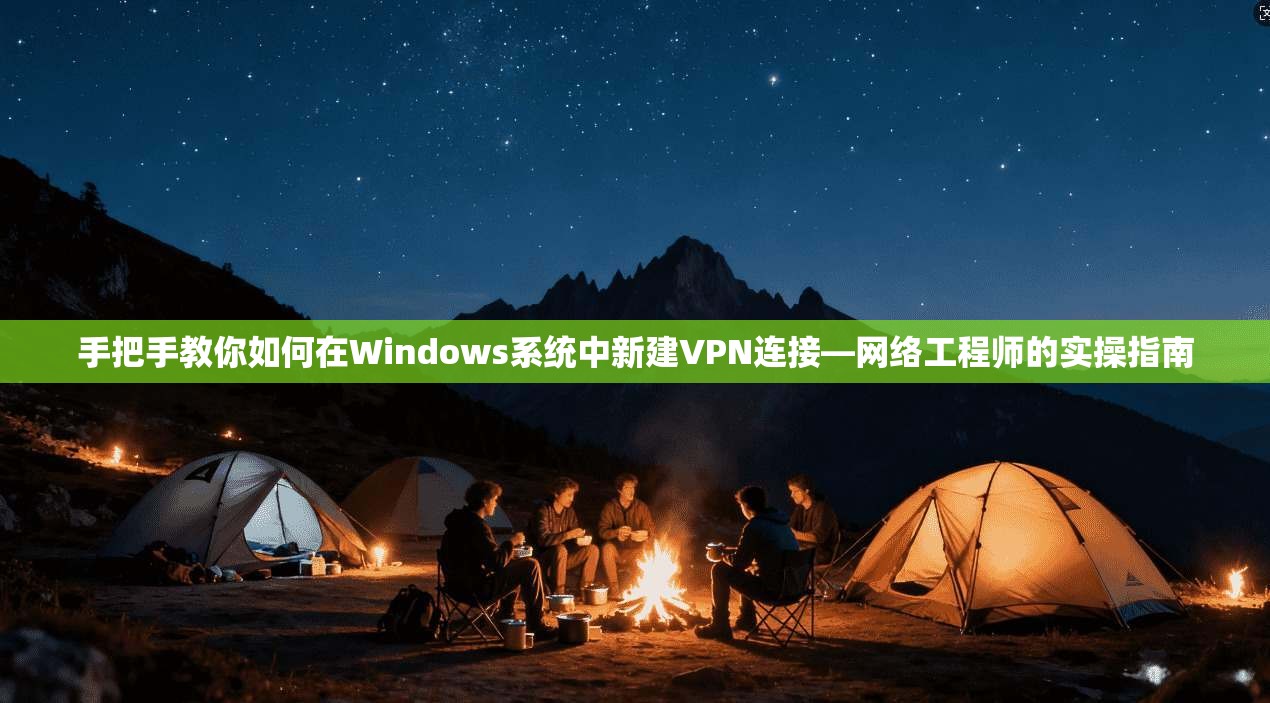 手把手教你如何在Windows系统中新建VPN连接—网络工程师的实操指南