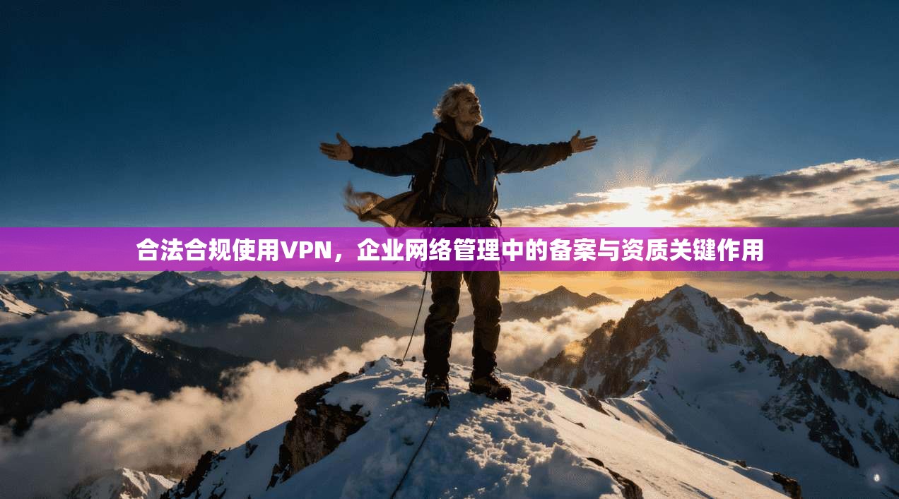 合法合规使用VPN，企业网络管理中的备案与资质关键作用