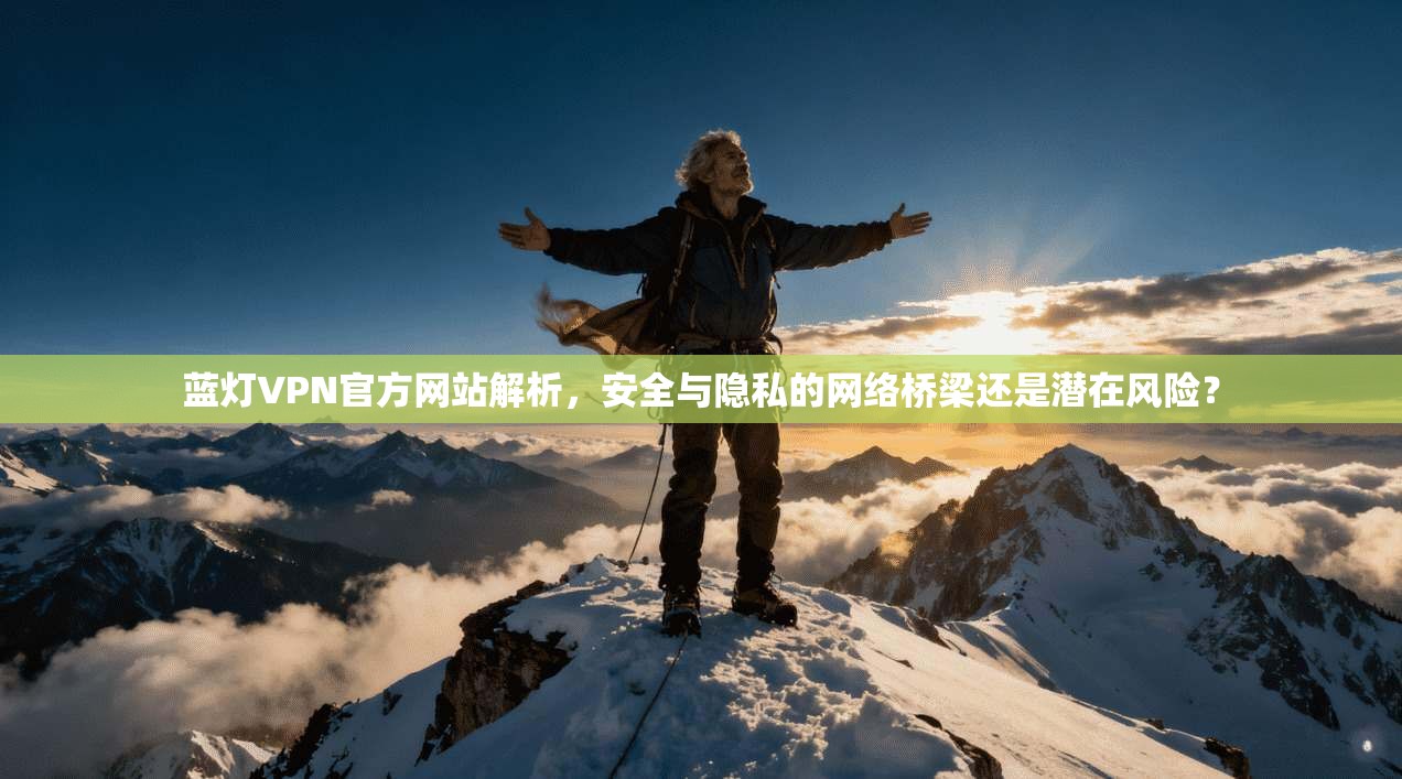 蓝灯VPN官方网站解析，安全与隐私的网络桥梁还是潜在风险？