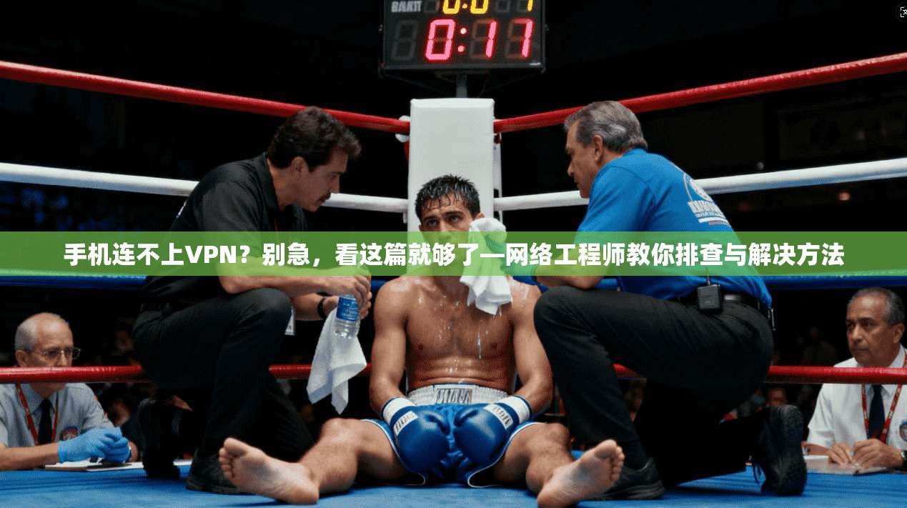 手机连不上VPN？别急，看这篇就够了—网络工程师教你排查与解决方法
