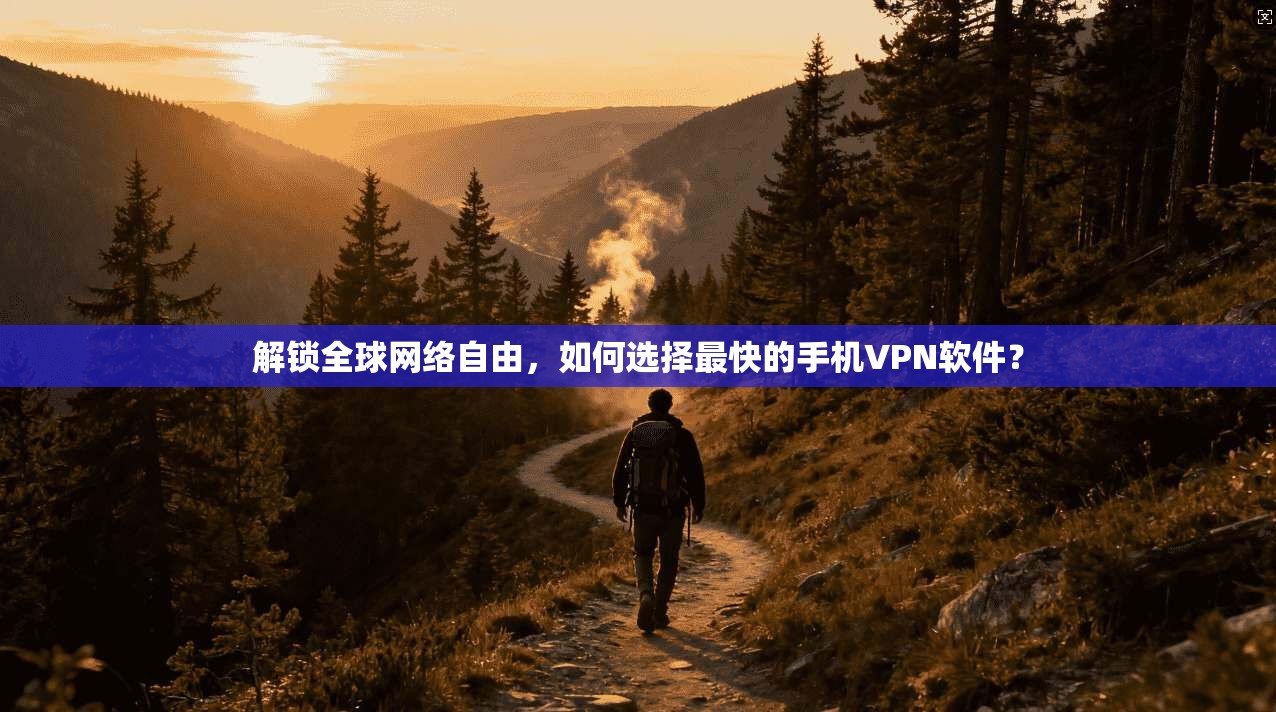 解锁全球网络自由,如何选择最快的手机VPN软件?