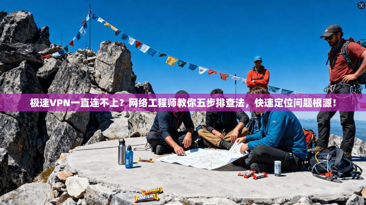 极速VPN一直连不上?网络工程师教你五步排查法,快速定位问题根源!